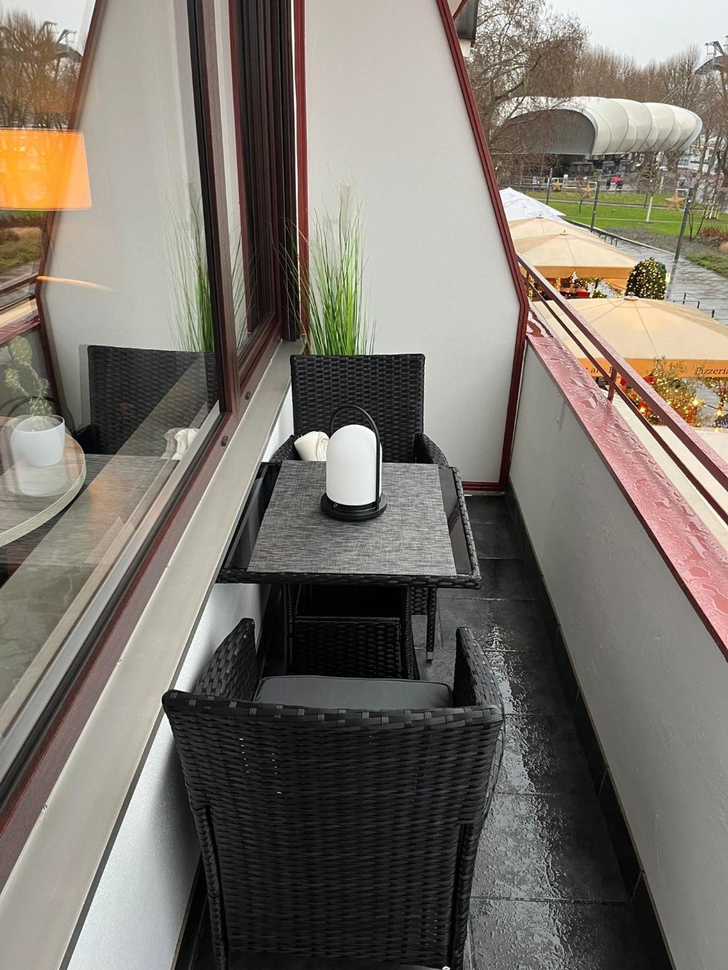 Rheinpanorama Suite Mit Balkon Coblenza Exterior foto